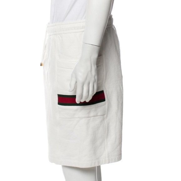 🦁 Gucci Interlocking G Web Embossed Jogger Shorts - Picture 11 of 14